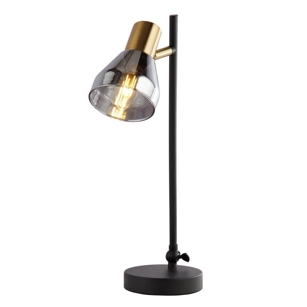 Lampe de bureau Westminster noir avec de l'or