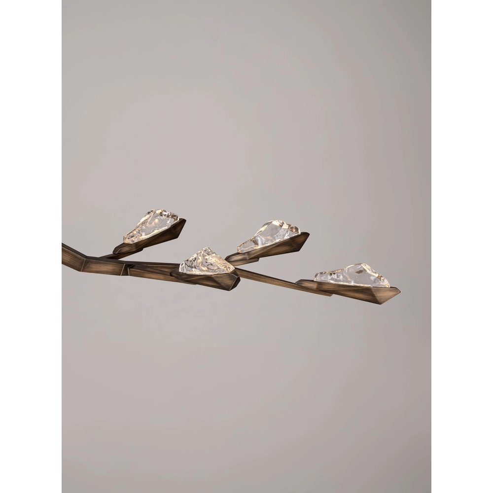 Lampe pendante ancienne Greta Laiton ancien 172,5 cm Lyora 5212063500341
