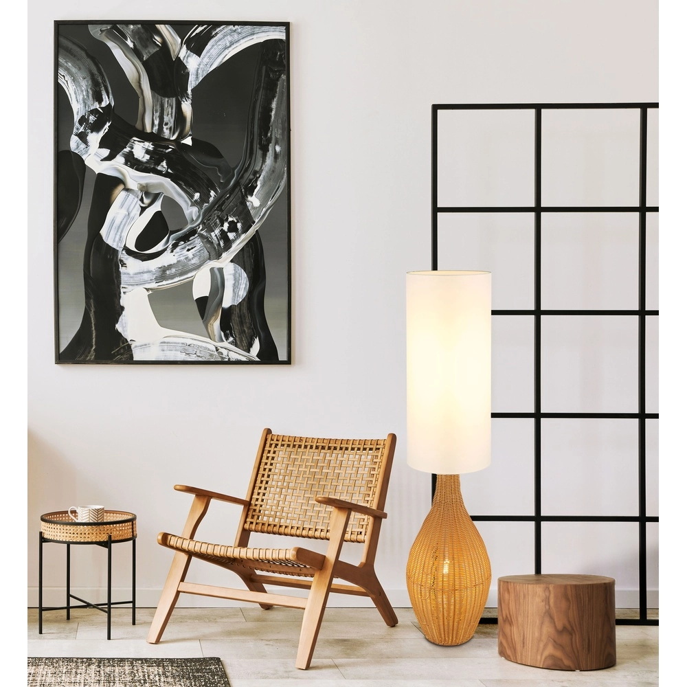 Lampe sur pied scandinave Anko Rotin Globo 9007371507993