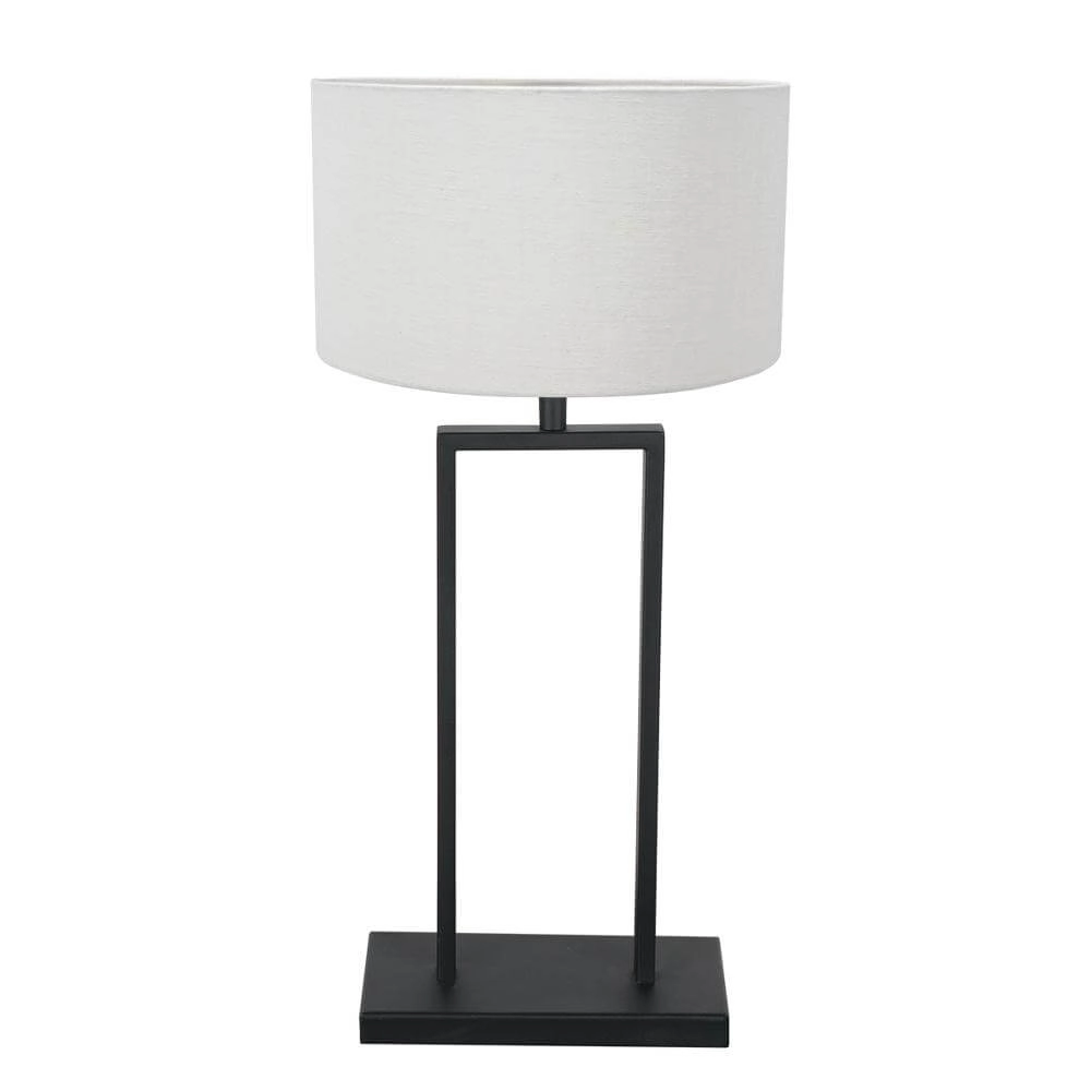 Lampe de table 55cm Stang avec capuchon blanc