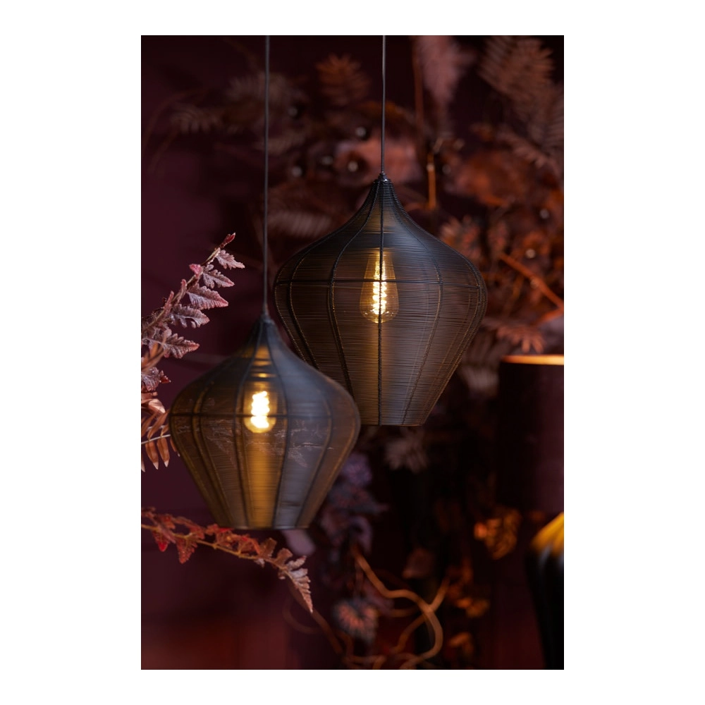 Lampe suspendue Alvaro noir Ø 27cm Light & Living 8717807602574