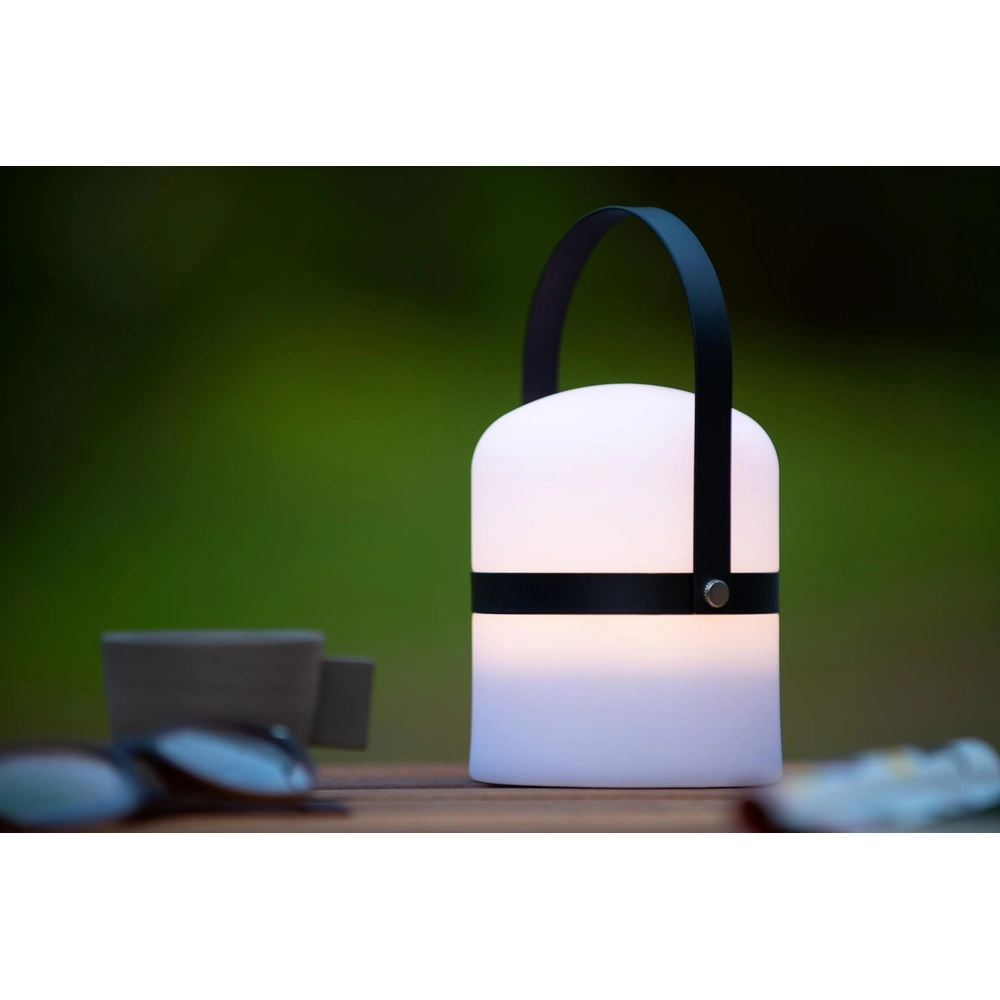 Lampe de table rechargeable Little Joe Noir Lucide 5411212061416