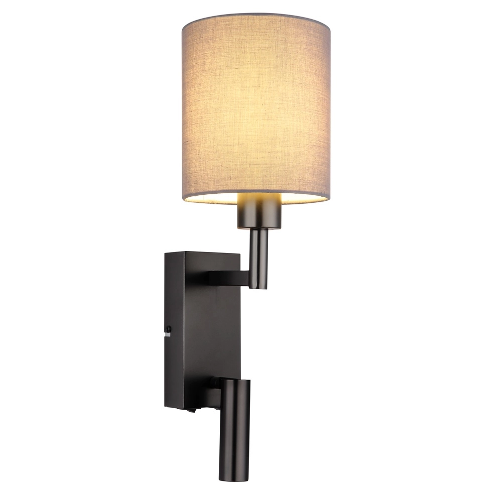 Lampe de chevet Zamora noir avec un bonnet Globo 9007371572892