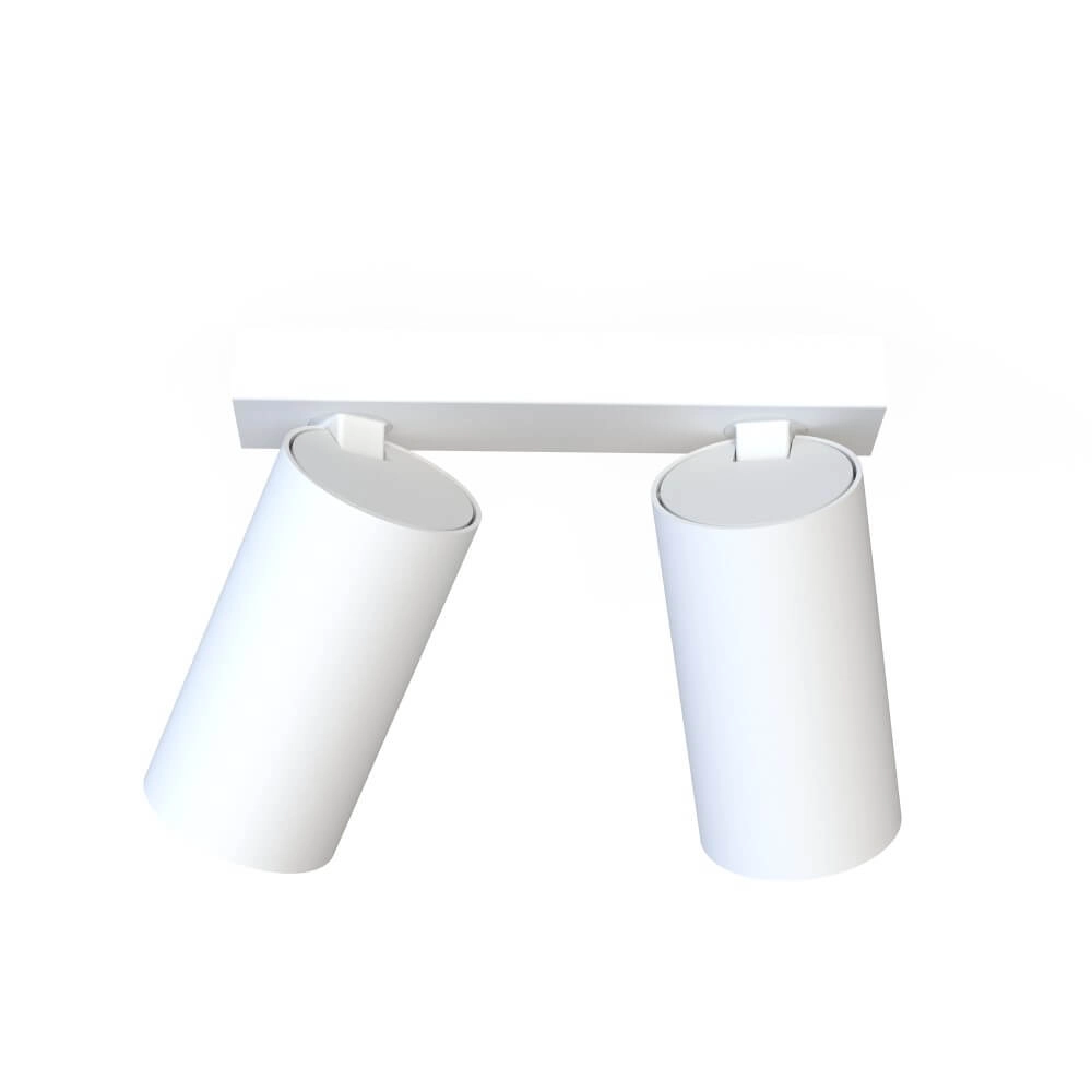 Spot en saillie blanc Mono 2 lumières inclinables Lyora 5903139781091
