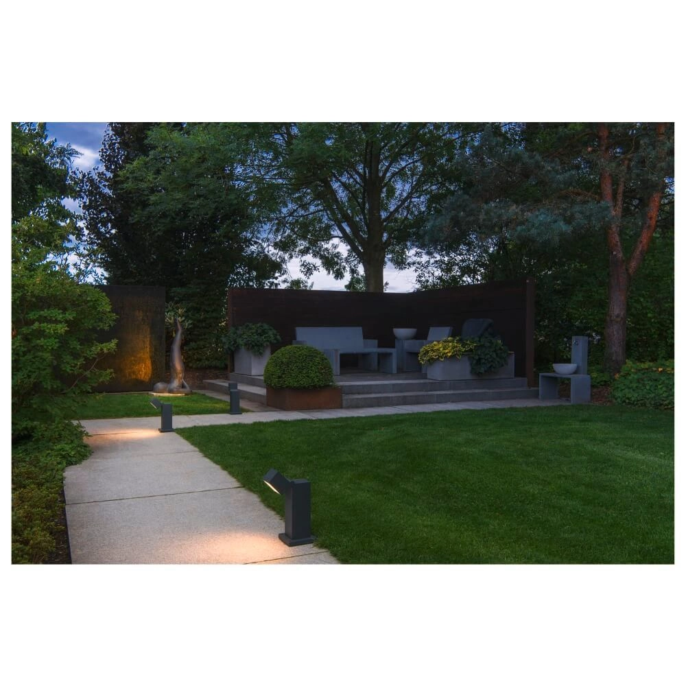 Éclairage de chemin à LED S-Cube 35 cm - carré SLV 4024163278027