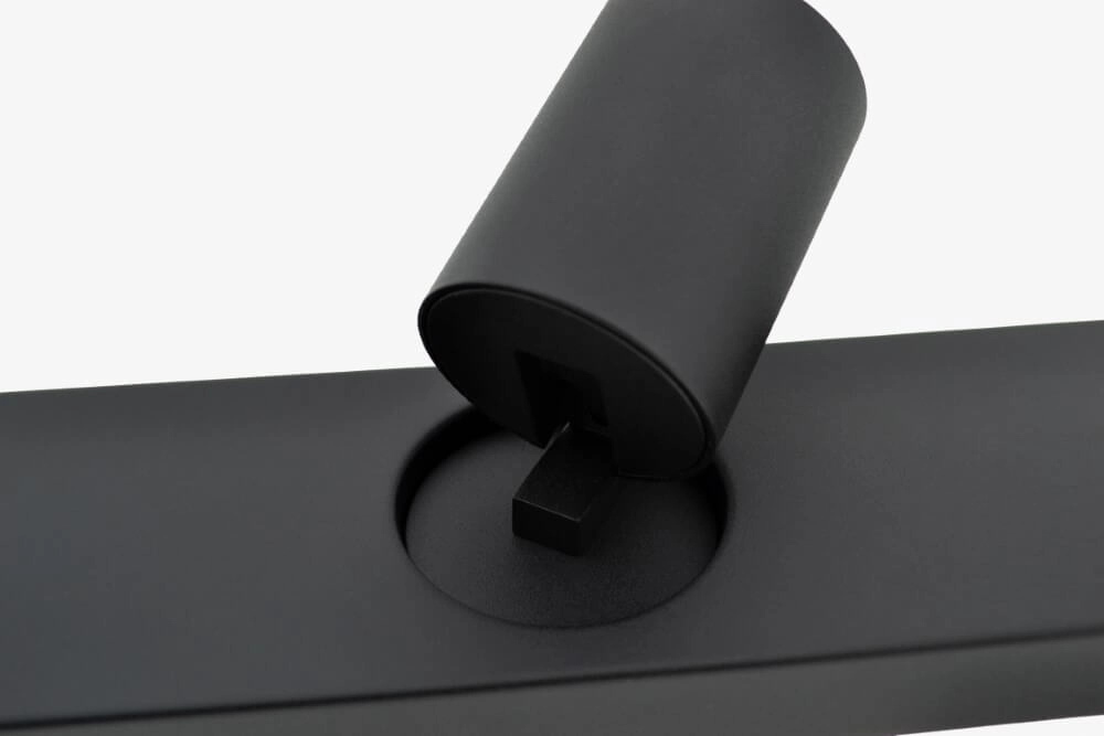 Spot en saillie pour salle de bain Seller - IP44 noir Lyora 5053423187747