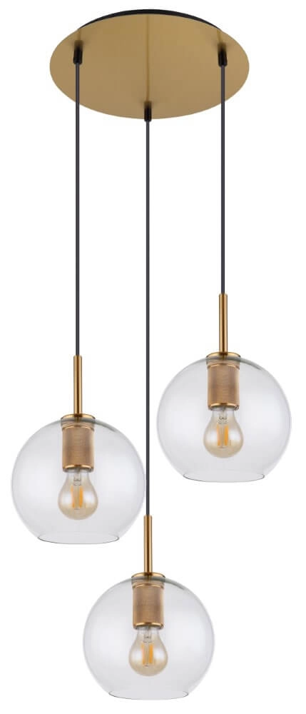 Lampe suspendue Vide Adara avec des abat-jour en verre Globo 9007371402601