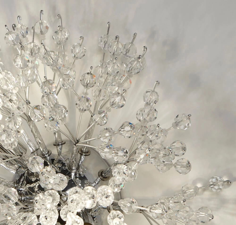 Applique Sunburst Ø 29cm chromé Searchlight 5053423243795