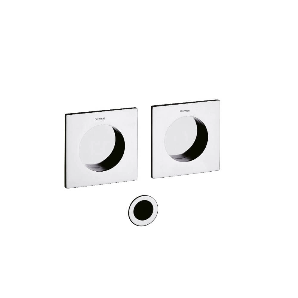 Poignée de porte coulissante Giotto Q chrome