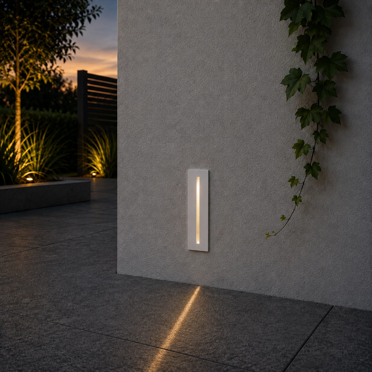 Lumière encastrée Aizen rectangle anthracite