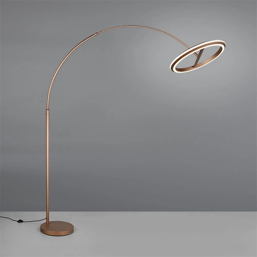 Lampe de pied Amador marron moka