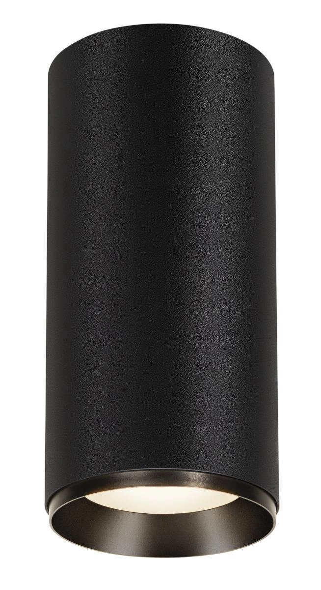 Spot en saillie Numinos XL Dali cylindre noir 4000K - 60 deg