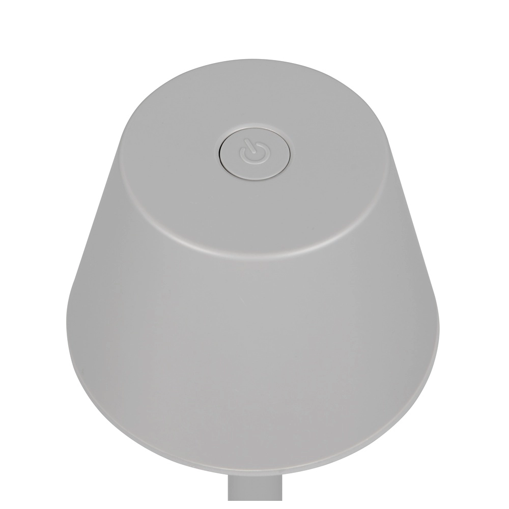 Lampe de table rechargeable Vidal gris Trio 4017807644845