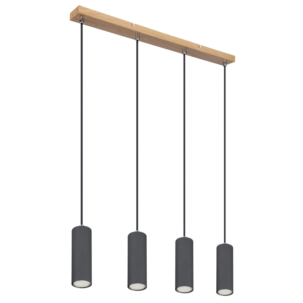 Lampe suspendue Robby Bois 4-léger Globo 9007371433544