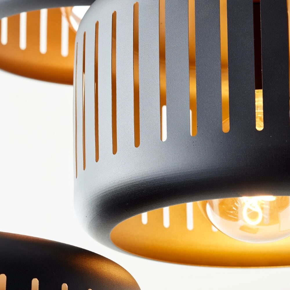 Lampe suspendue Vide Tyas noir Ø 52cm Brilliant 4004353411489