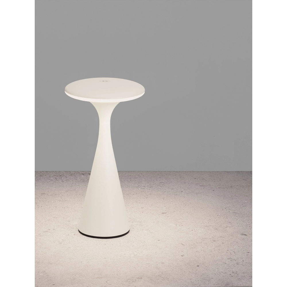 Lampe de table design Grigio blanc