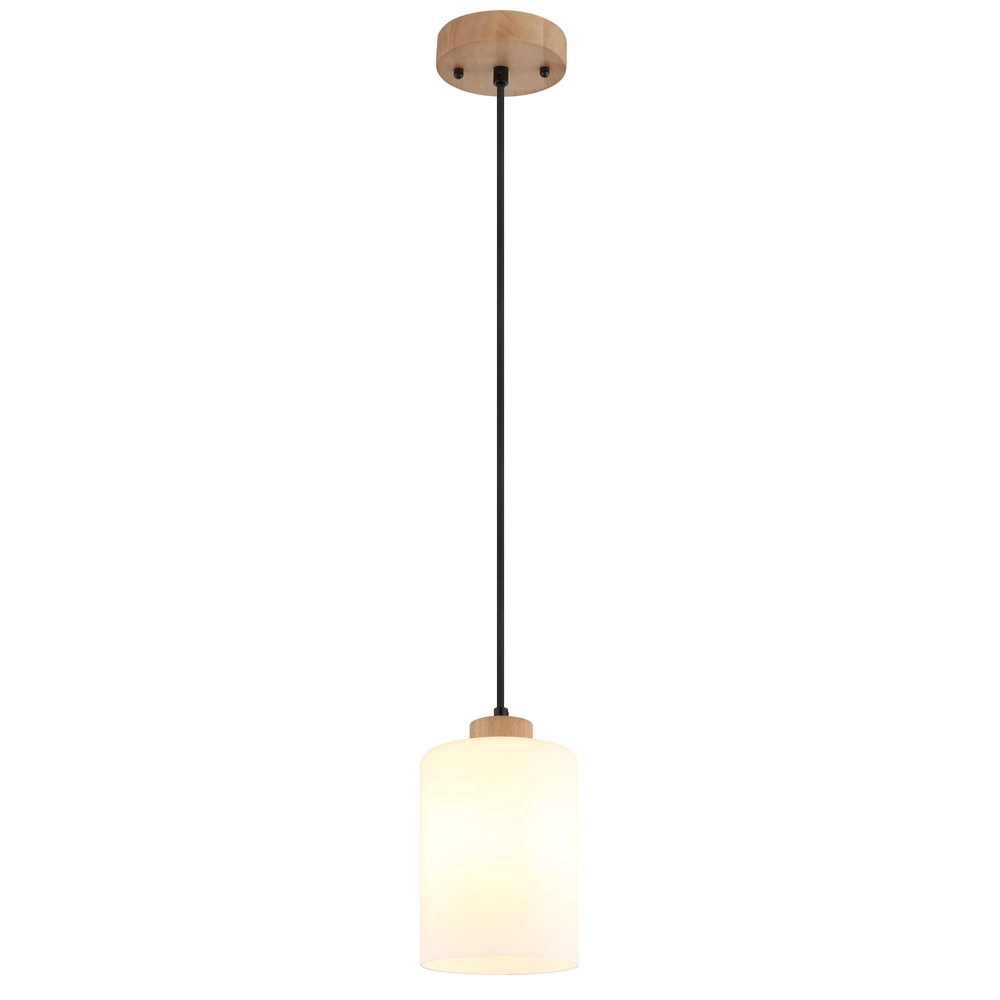 Lampe suspendue Rowena 1-bois clair