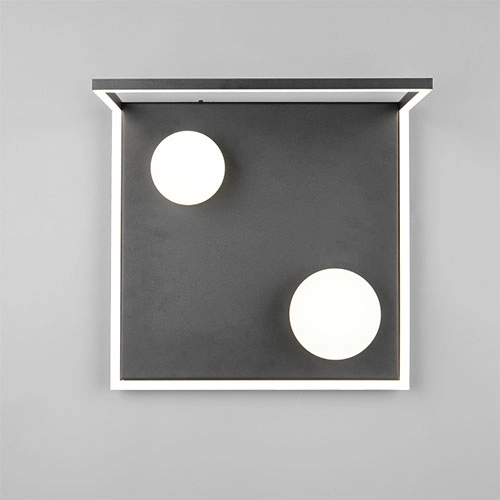 Lampe de plafond à design Arola Noir Trio 4017807683578