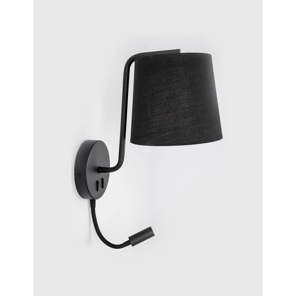 Lampe de chevet Sage noir Lyora 5212017424051