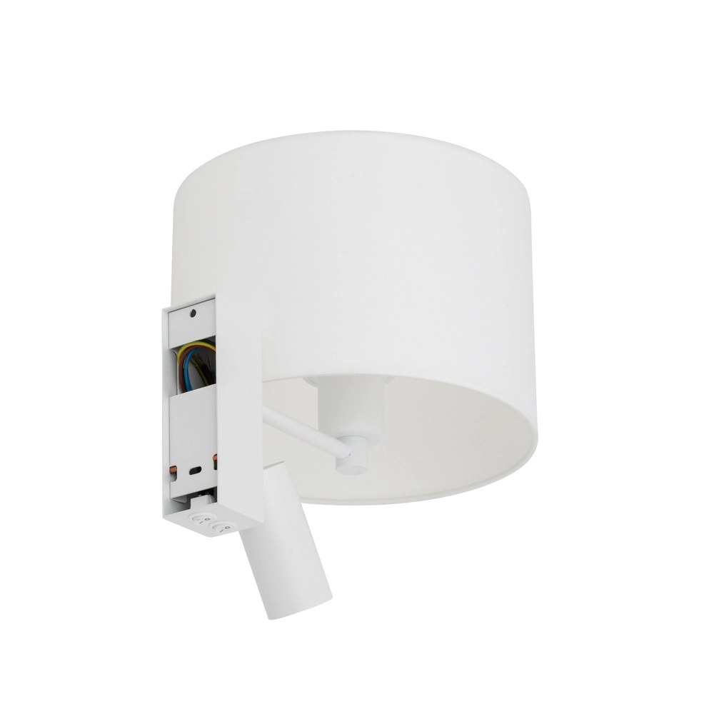 Lampe murale blanche Lusso avec abat-jour de lampe Lyora 5903139115209