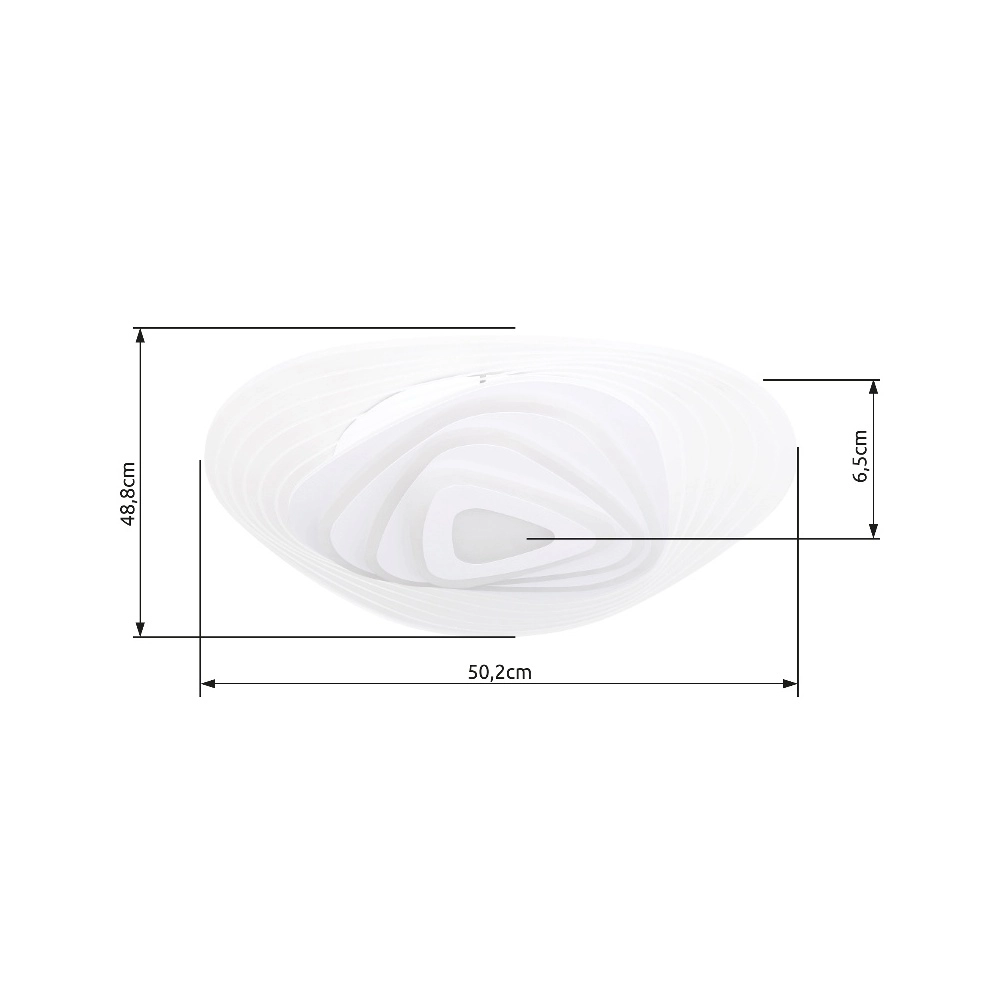Lampe de plafond moderne Jocelyn Blanc Globo 9007371401697
