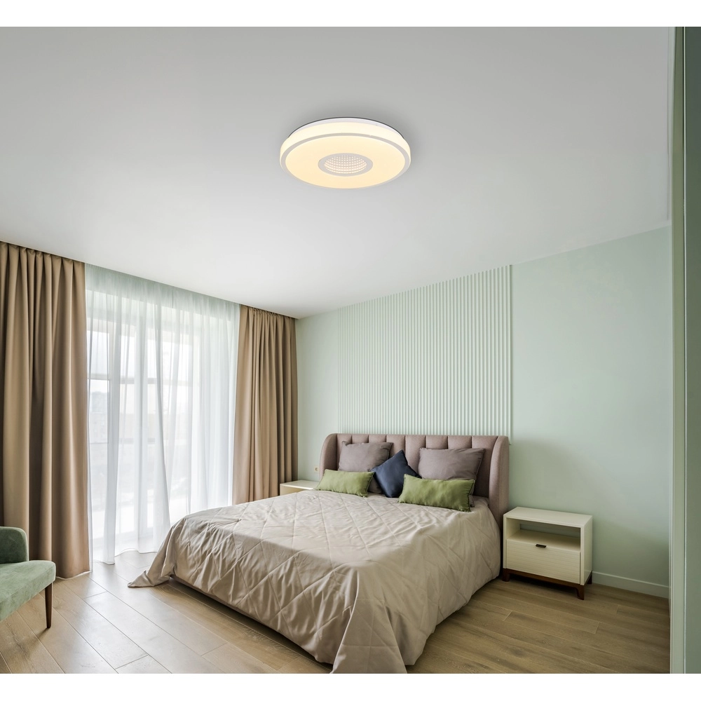 Éclairage de plafond Astania blanc Ø 38cm Globo 9007371515332
