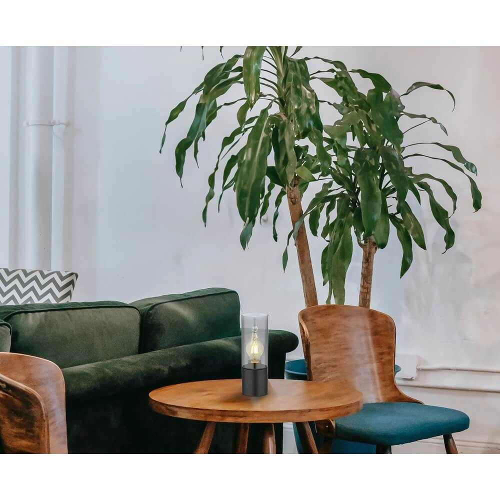 Lampe de table élégante Annika Simple, Noir Globo 9007371436767