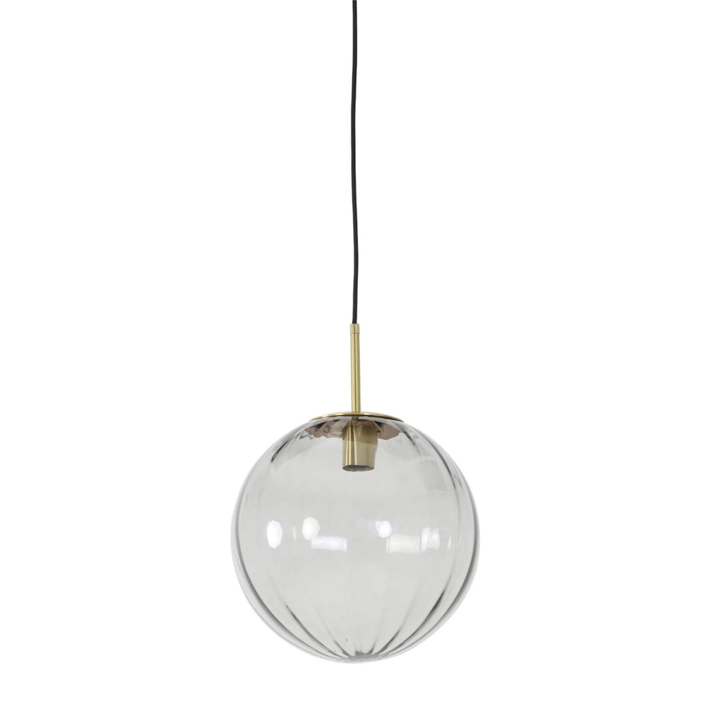 Lampe suspendue Magdala Ø 30 cm de fumée