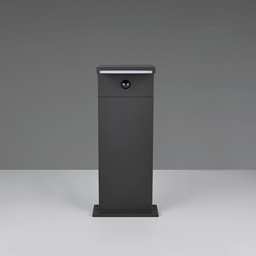 Lampe de jardin moderne Ravi anthracite avec capteur 50 cm Trio 4017807686913