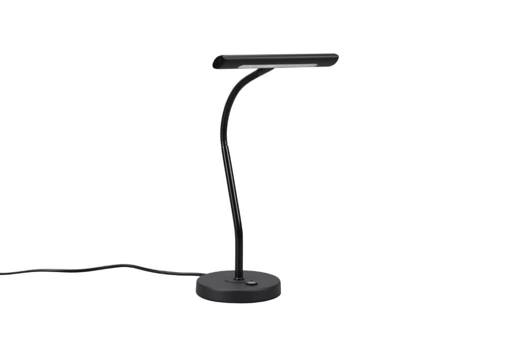 Lampe de bureau LED noire Curtis Trio 4017807452549