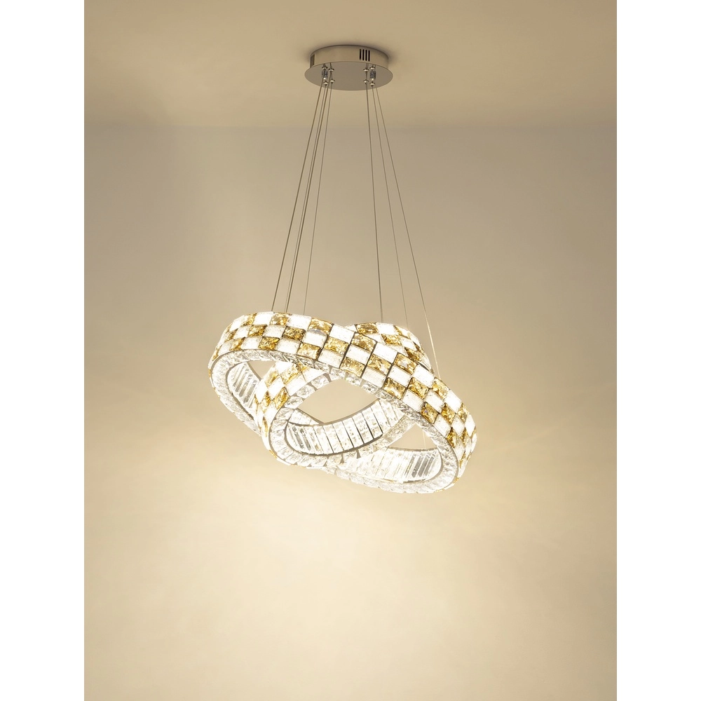 Lampe suspendue Lidia Chrome Globo 9007371586097