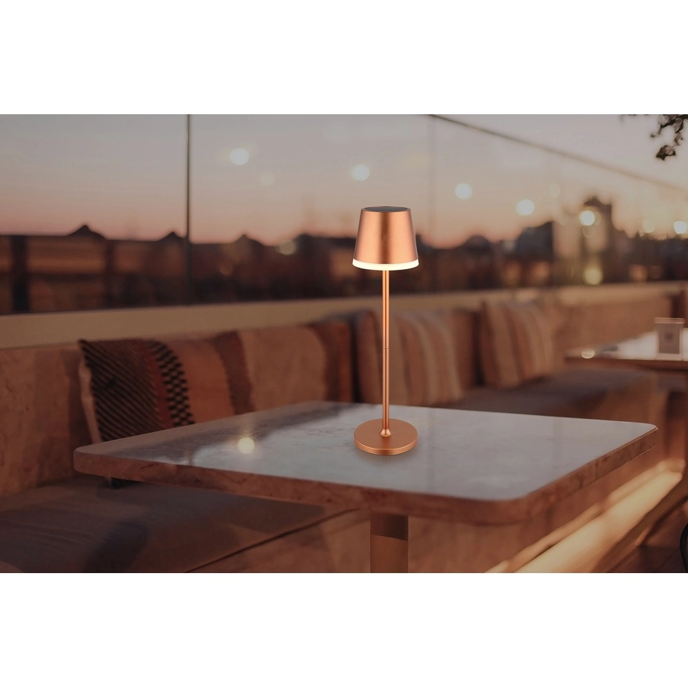 Lampe de table solaire Vannieso Champagne Globo 9007371487356