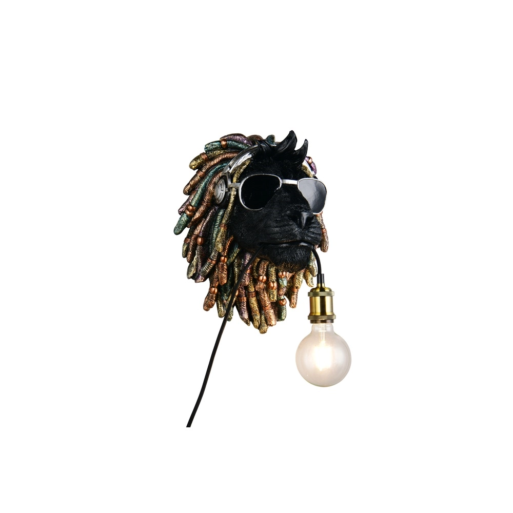 Applique murale Leo noir