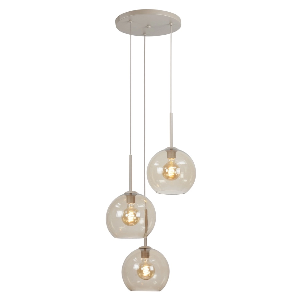 Conception de la lampe suspendue Fantasy Brun sable clair à 3