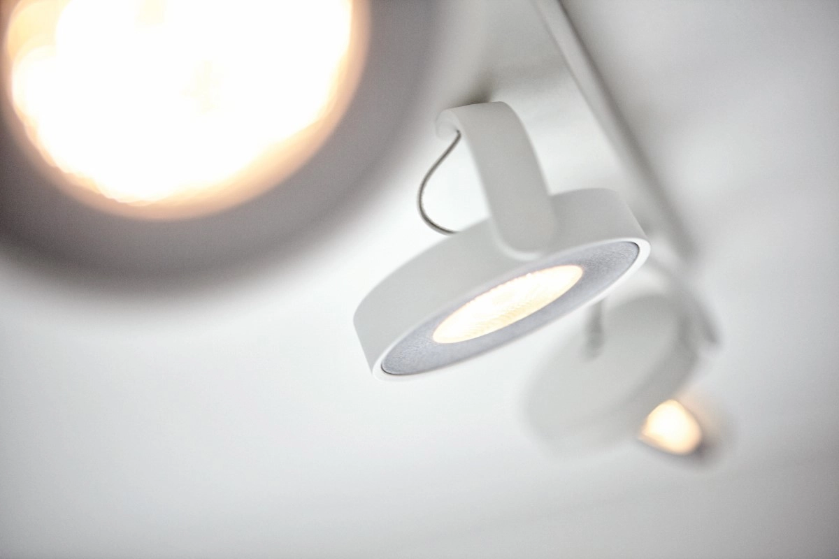 spot Clockwork 4 lumières blanc Philips 8718696154526