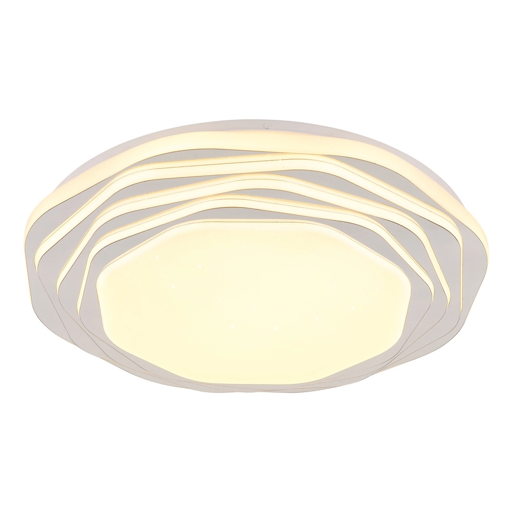 Lampe de plafond à design Flordelis blanc Ø 48cm Globo 9007371510702
