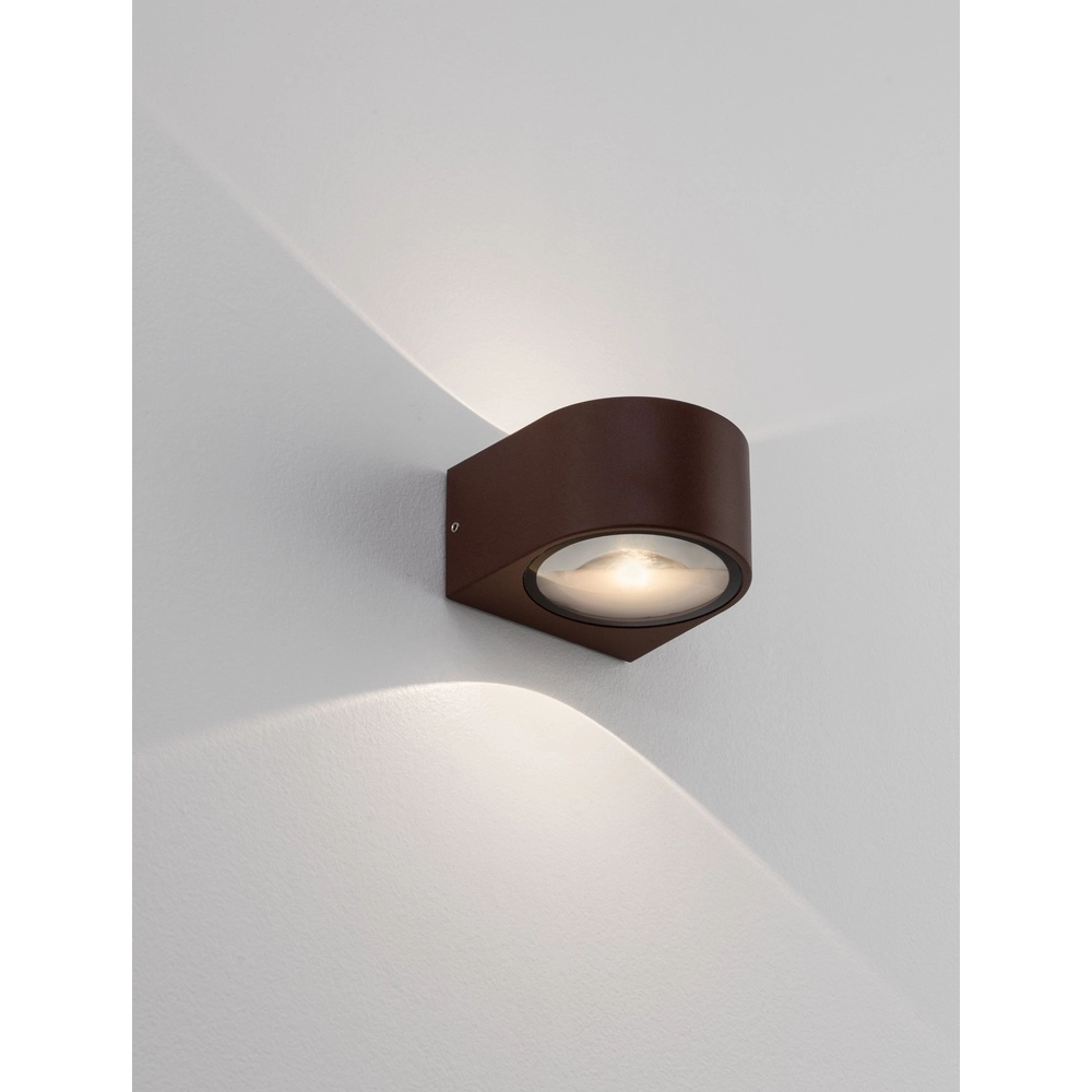 Spot monté en surface Opera Up & Down Brun rouille