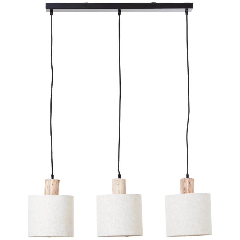 Lampe suspendue rurale à 3 lumières Pia Brilliant 4004353396557
