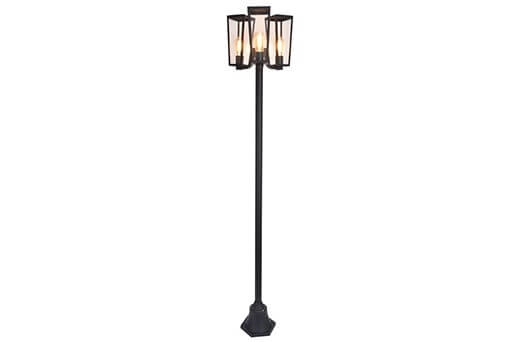 Lampe de jardin unique Pine 3 lumières noir