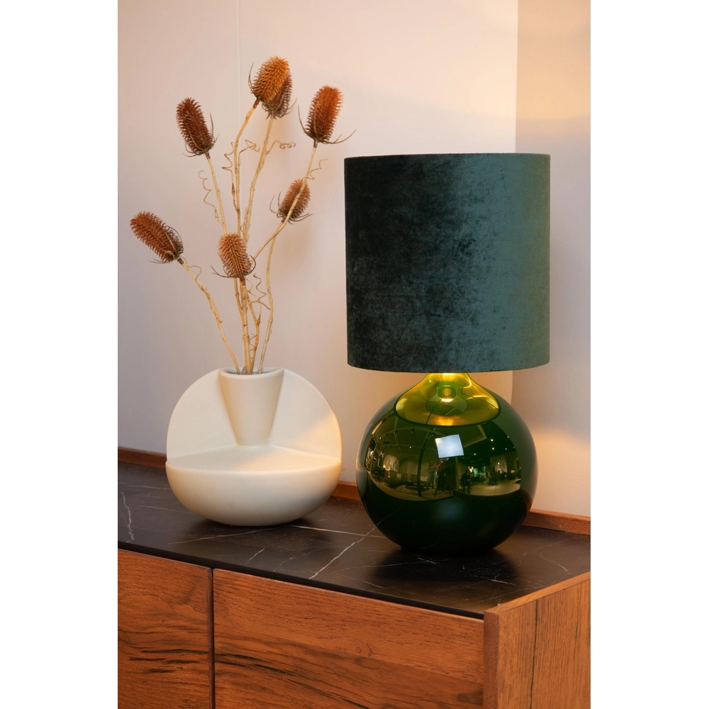 Lampe de table verte Esterad Ø 24cm Lucide 5411212105943