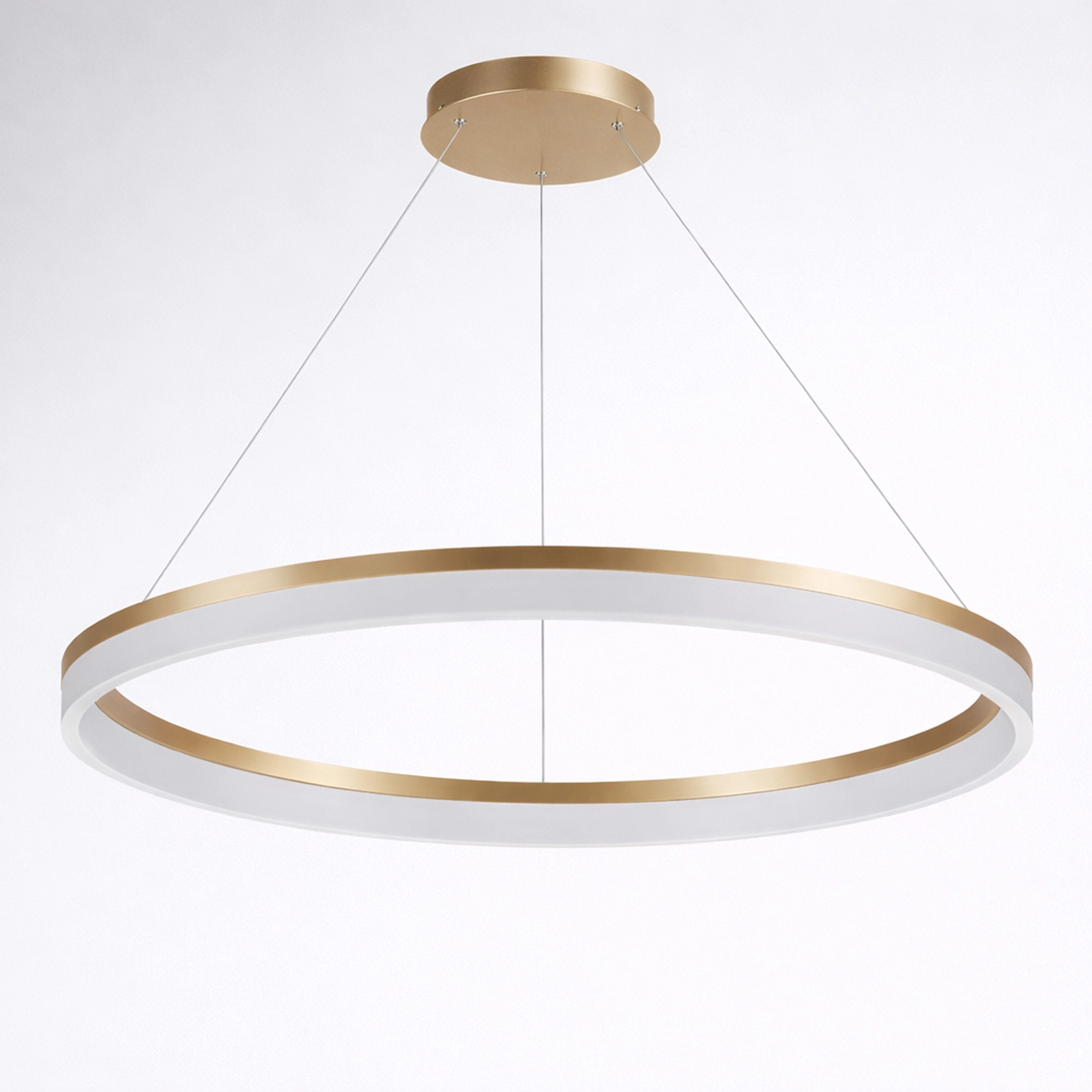 Lampe suspendue élégante Ara Ø 100 cm d’or Lyora 5053423316048