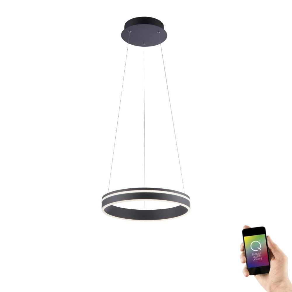Lampe à suspension design Q-Vito Ø 40 cm Paul Neuhaus 4012248336021