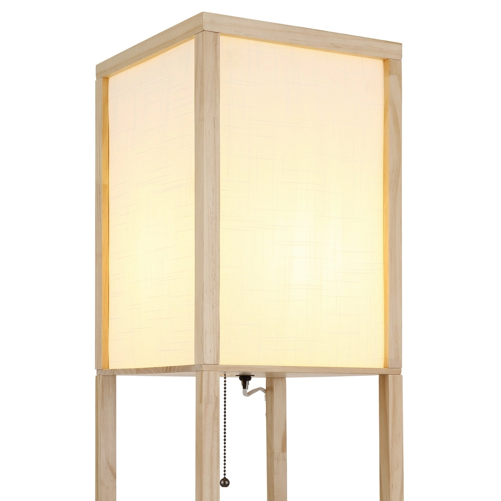 Lampe de pied Tabitha bois Globo 9007371572410