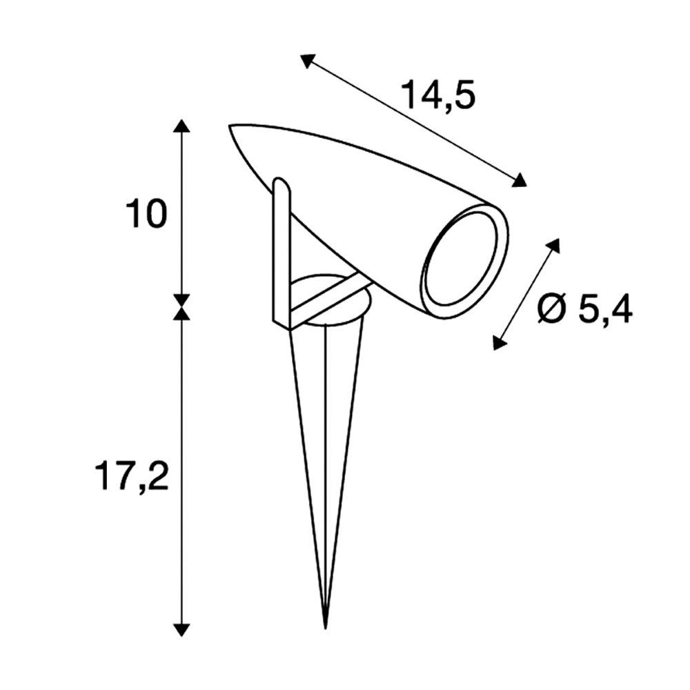Projecteur LED de jardin Syna Led SLV 4024163163767