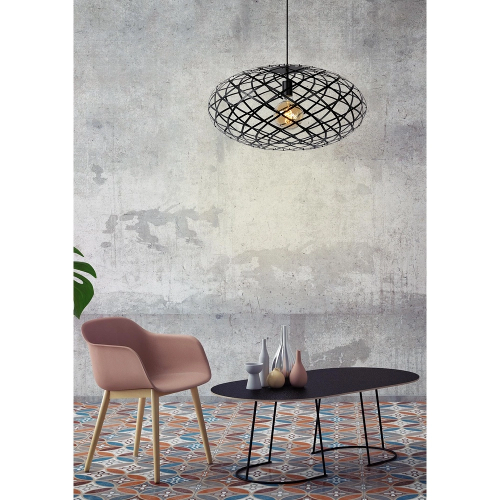 Lampe suspendue Wolfram Ø 65 cm noir Lucide 5411212211019