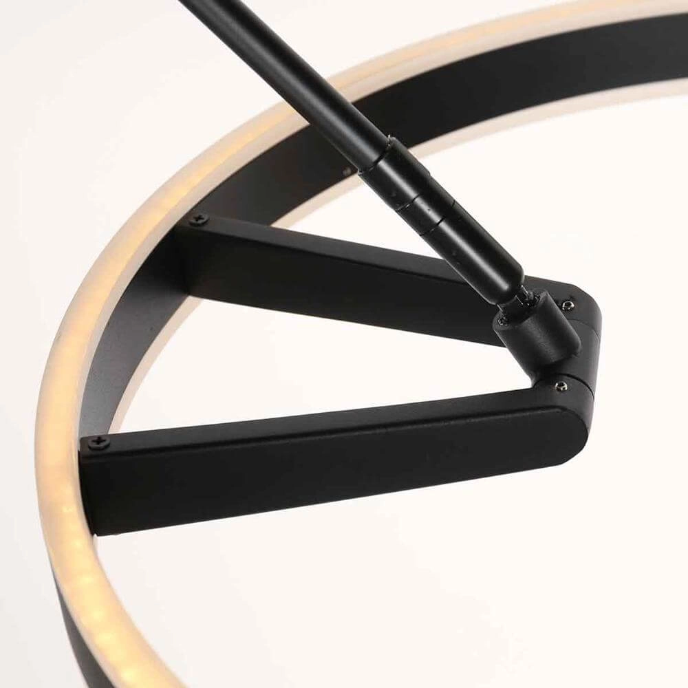 Lampe à arc design Ringlux noir Steinhauer 8712746176551