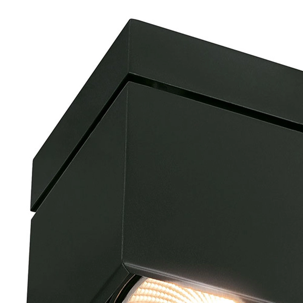 Spot de plafond Kardamod  Square 1 lumière noir SLV 4024163149754