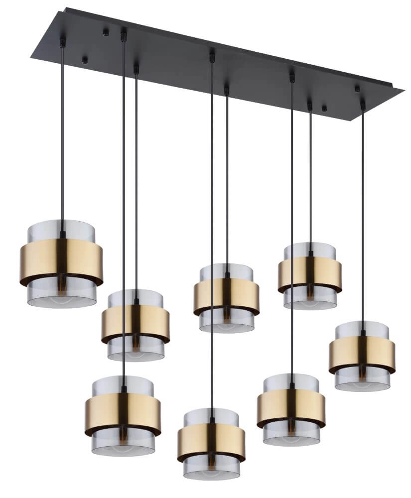 Lampe suspendue pour salle à manger Milley 8x E27 Globo 9007371416028