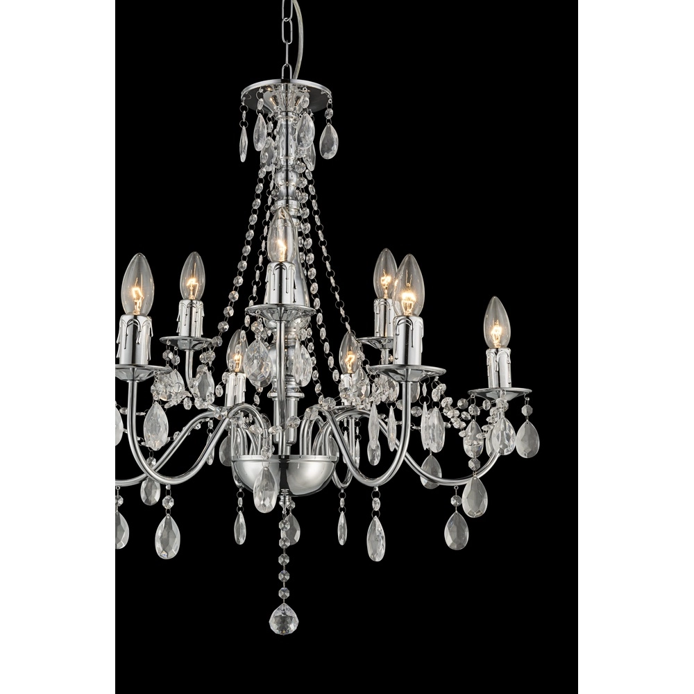 Chandelier William Chrome Globo 9007371303151