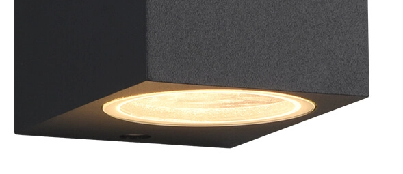 Spot mural noir Roya haut et bas Trio 4017807453195